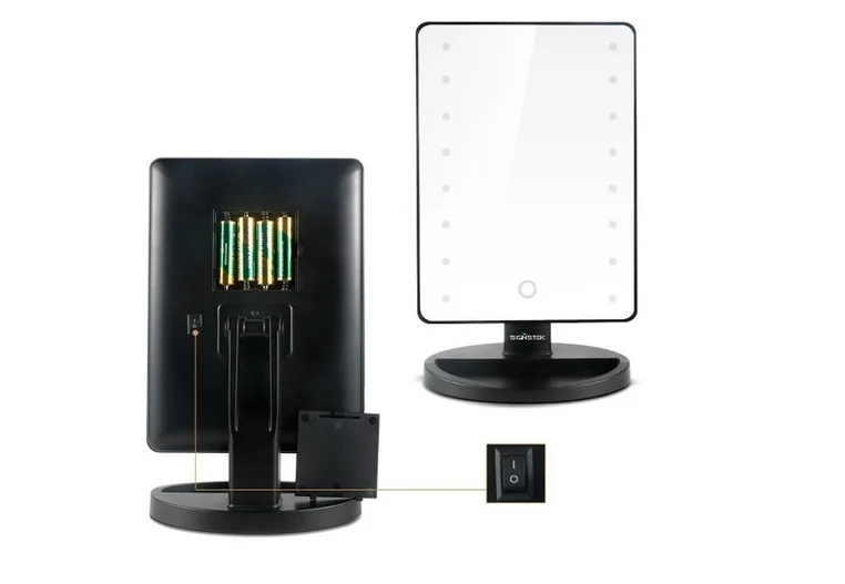 Makeup Mirror Lighted Vanity Mirror With Led Lights Touch Screen