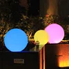 Rechargeable waterproof illuminated led large garden balls for outdoor