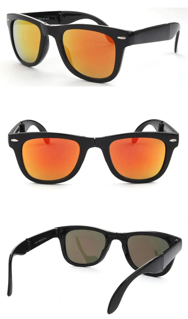 中国制造促销塑料偏光太阳镜折叠促销