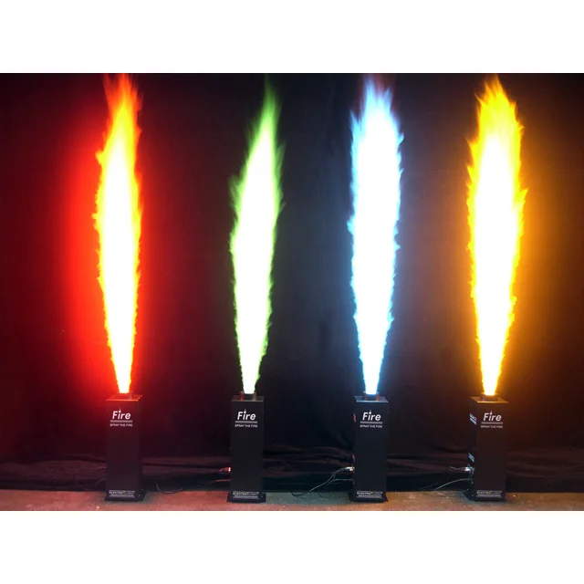 Máquina de fuego de colores para escenario, dmx512, 200w, lanzador de ...