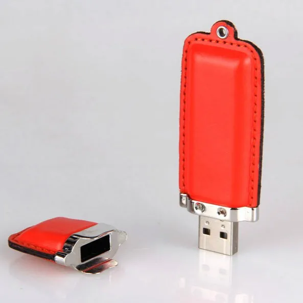 

Cheap Promotional Items Mixed Color Leather USB Flash Memory 8Gb