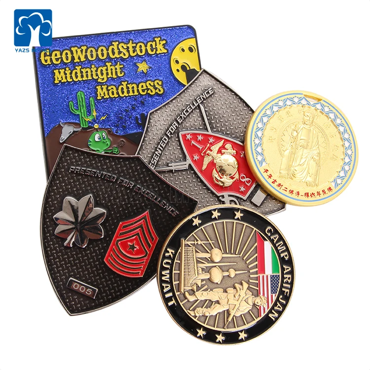 Manufacture Custom gold Metal Plate plating Souvenir Award Medal Plaque - ANKUX.COM