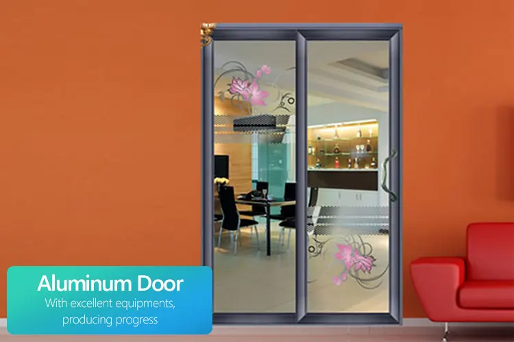 aluminum doors sliding interior glass kitchen sliding door with fixed panel