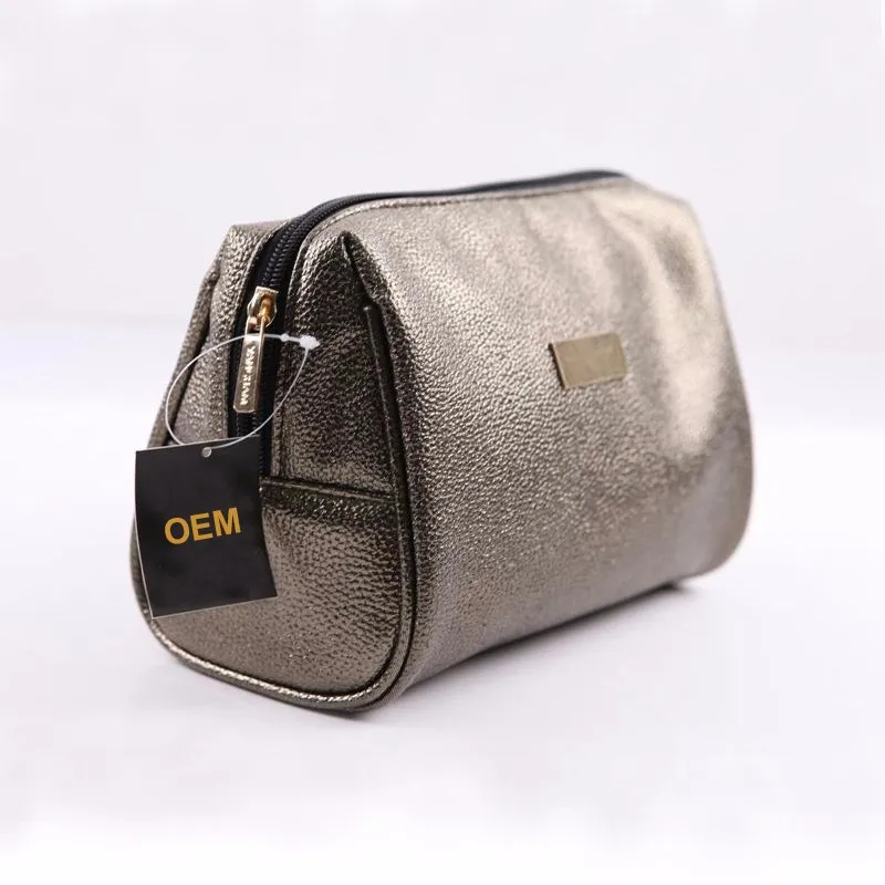 Metallic Beauty Protable Zip Cosmetic Bag Fashion Modella Cosmetic Bag