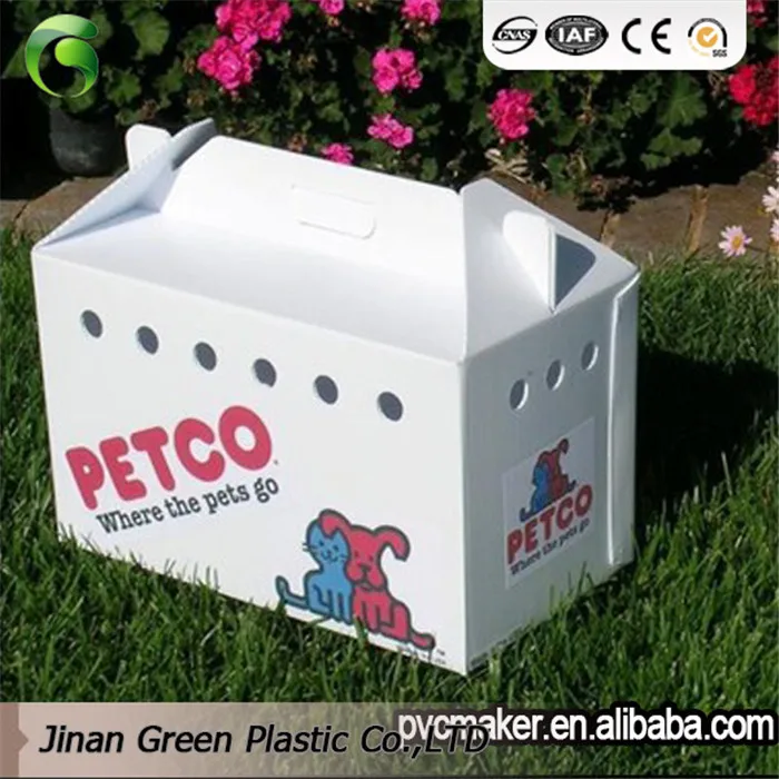 2019 Oem Service Polypropylene Plastic Pet Carrier Boxes Pp Corrugated