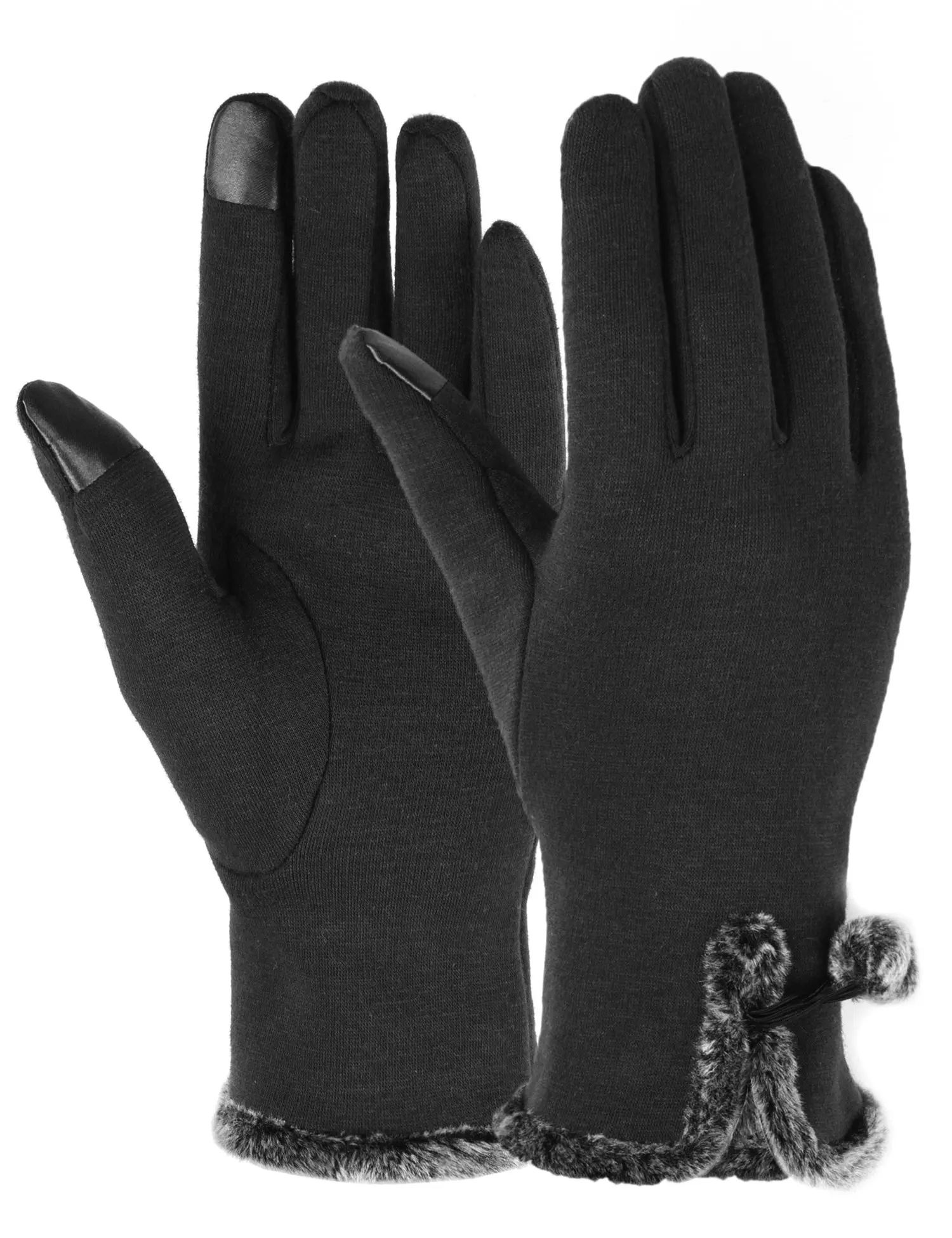 Buy ATIMIGO Womens Touch Screen Gloves Winter Thick Warm Lined Smart ...