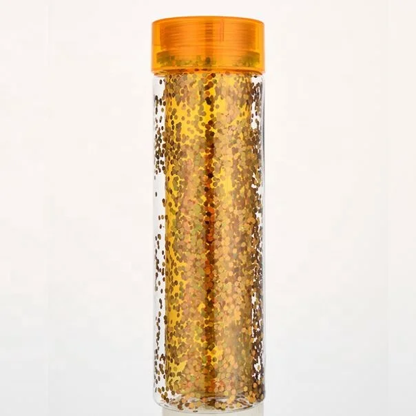 

Factory Price Double Wall Tritan Material Bling Bling Water Bottle, As per pantone