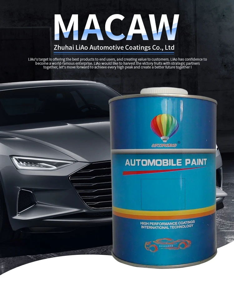 Auto Paint Sl6000 Car Paint Auto Clear Coat Thinner Hardener Car Paint