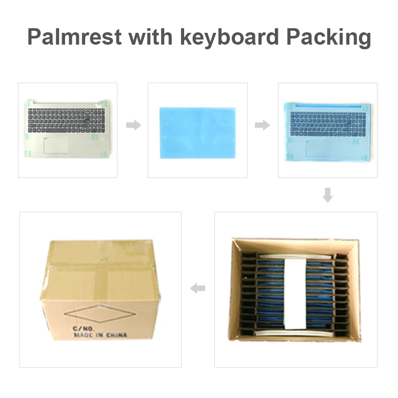 Palmrest with keyboard