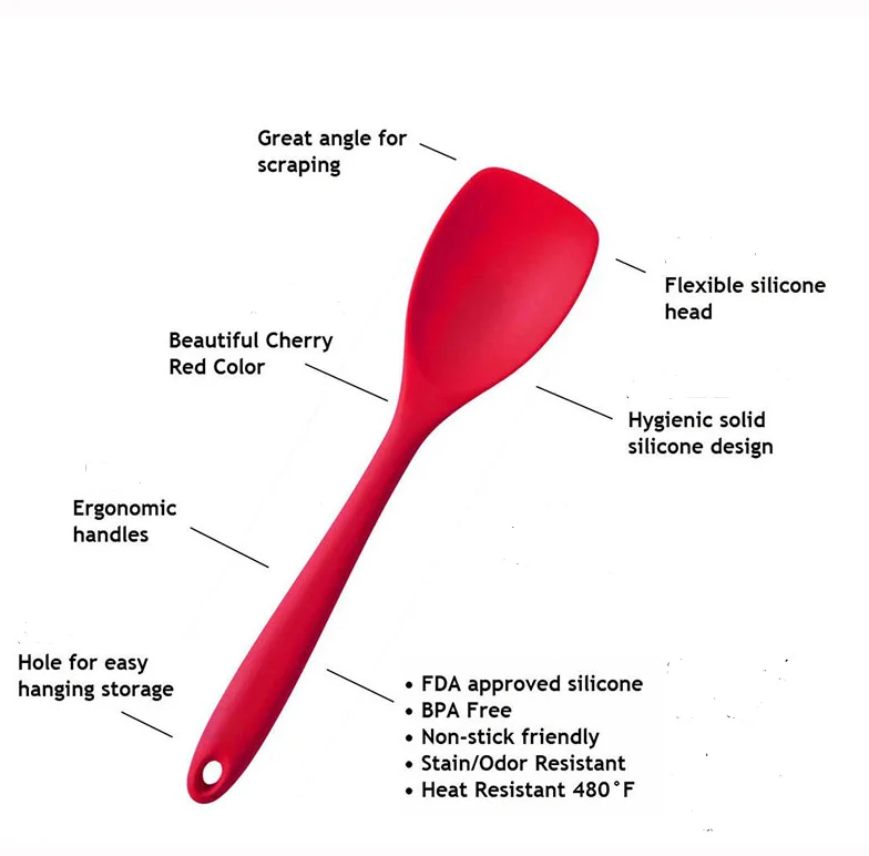 Manufacturer Cherry Red Fda Silicone Kitchen Accessory,Silicone Kitchen