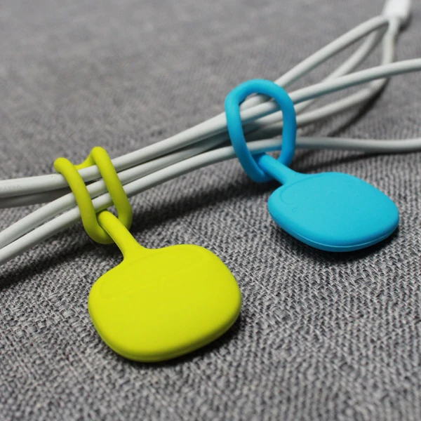 Best Price Flexible Silicone Cord Organizer Reusable Multiuse Cable