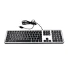 heated ergonomic soft key black keyboard qwerty keyboard for desktop