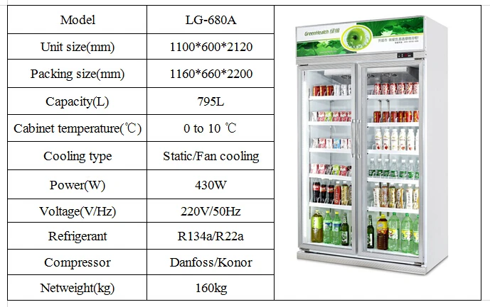 beverage cooler sizes