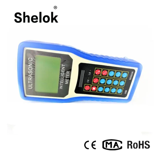 Portable ultrasonic fuel water level sensor meter