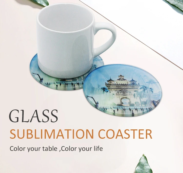 Sublimation Glass Coaster Square Shape Bl17a Custom Heat Press