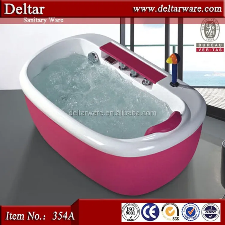Foshan bathtub manufacturer acrylic baby bath tub,Kid Bathtub,Small Size Bath Tub For Familiy In Many Color(910*510*340)