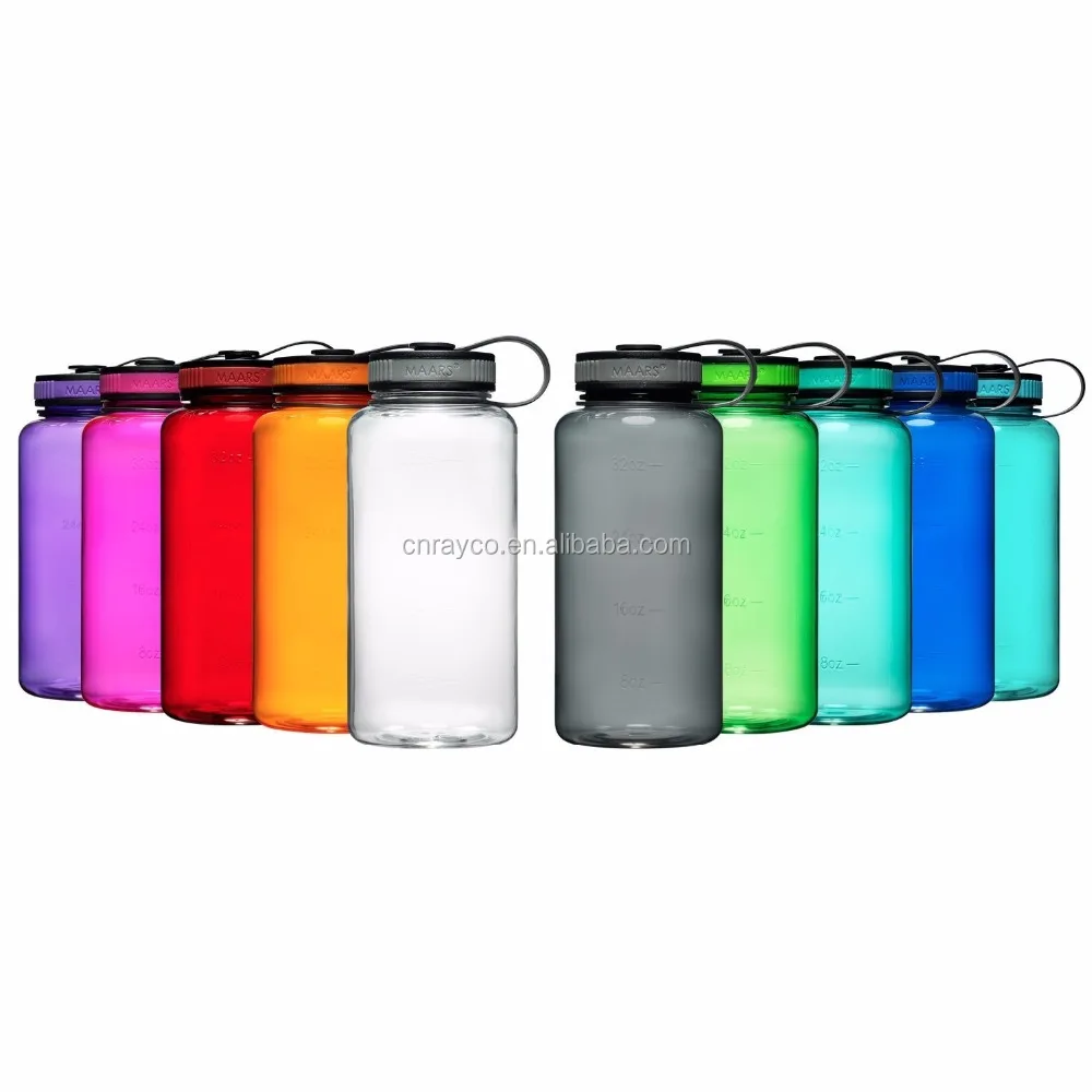 

1000ML Tritan Wide Mouth Sports Bottle BPA Free cheap plastic water bottles, Any color