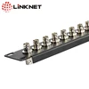 Linknet 19"2U BNC Connector Patch Panel With 32 Pcs BNC Connector,Female-Female