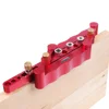 Top Quality Dolwe jigDrill Guide For Wood Precise Drilling & Hole Puncher Locator Jig