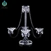 DL-RTS025 Wholesale Luxury table crystal candelabra glass candlesticks wedding decoration flower stand centerpieces