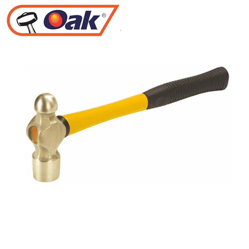 Aluminium Bronze Professional Non Sparking Safety Ball Pein Peen Hammer Sizes Specification For