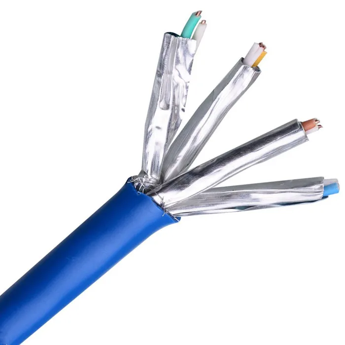 Cat6a S/ftp Solid Riser Cable 1000 Ft Reel Buy Cat6a Cm 23awg 4pair