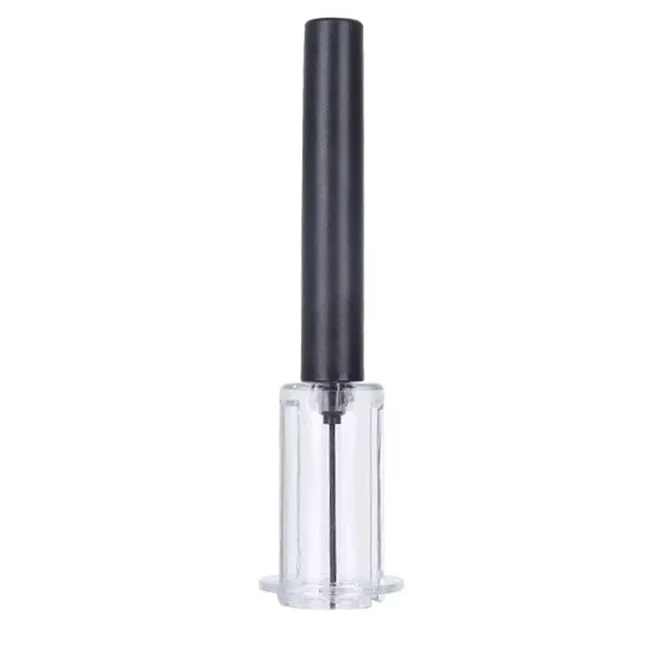 

Factory Wholesale Price Plastic Cork Remover Corkscrew Air Pump Wine Opener With FDA Approved, Black