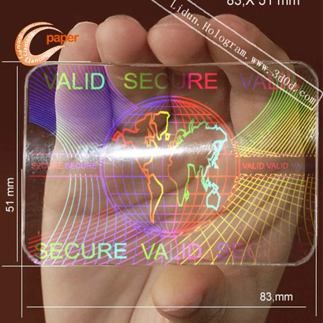 2019 hot sale From Card Manufacturer holograms id card