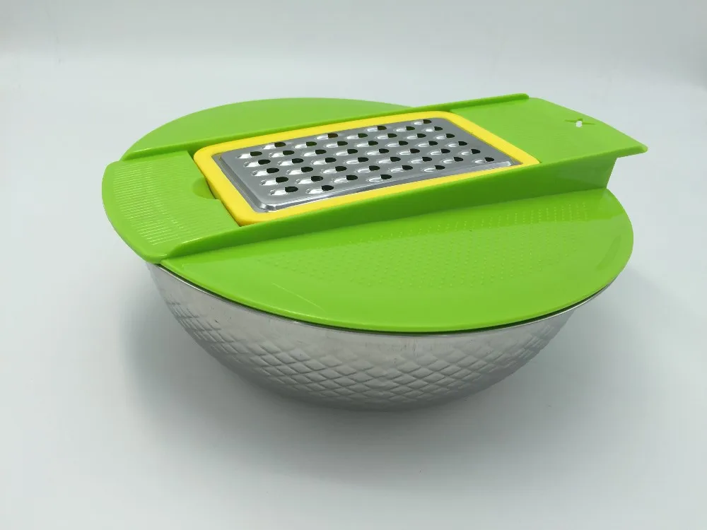 2016 Hot Multifunctional Grater With Bowl/stainless Steel Cheese Grater/vegetable Grater With