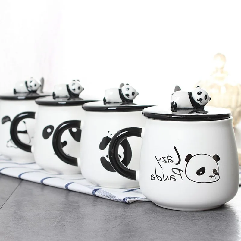 Zogift Lukisan Tangan Hitam Putih 3d Hewan Indah Wajah Panda Keramik Mug Berbentuk Hewan Buy Panda Berbentuk Keramik Mug Mug 3d 3d Wajah Mug Product On Alibaba Com