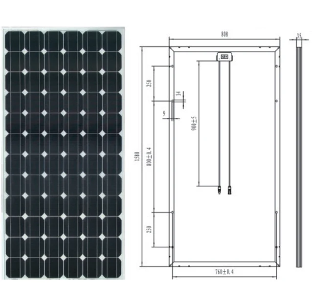 High Efficiency Monocrystalline Solar Energy System Solar Panel - Buy ...