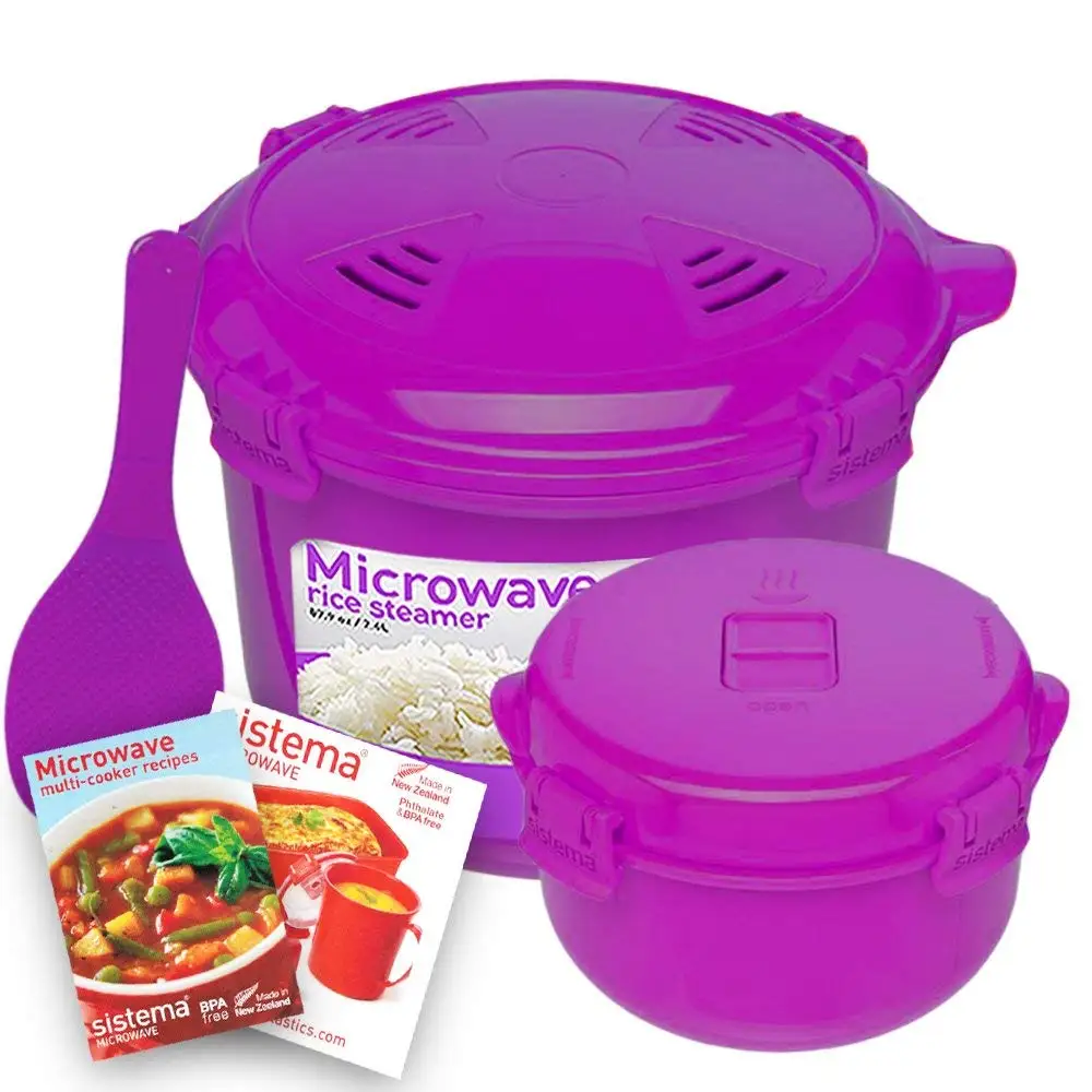 Microwave Cookware Australia Find Get Quotations Sistema Microwave Cookware Rice Steamer Set With Lids Large Multicooker Side Dish