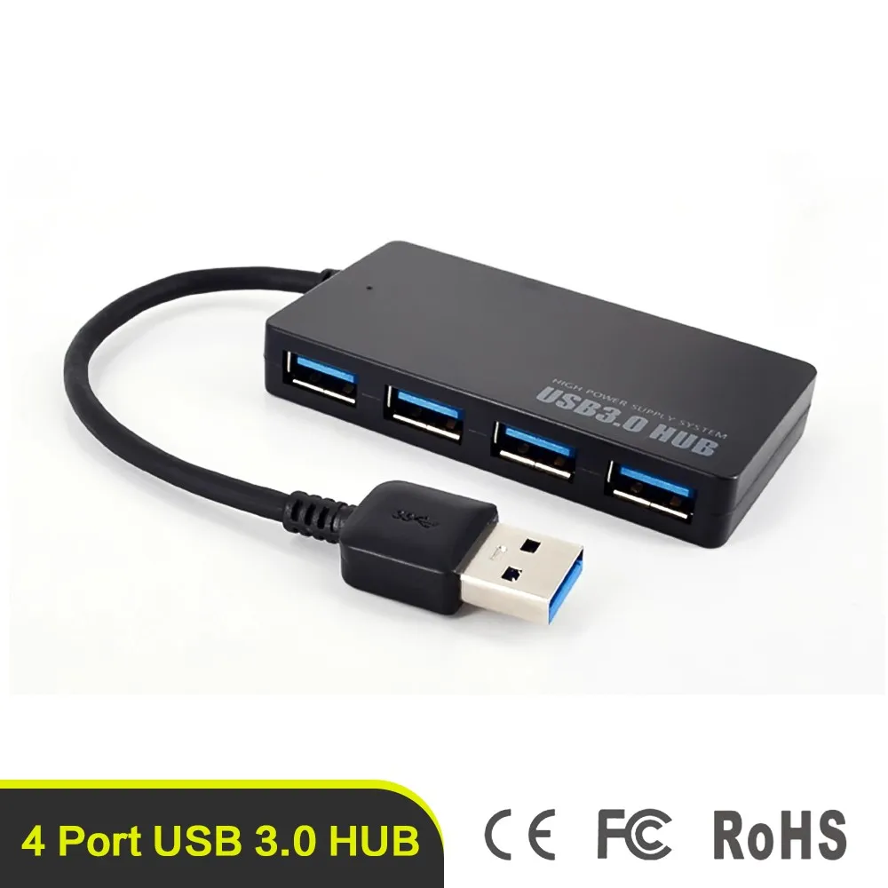 Connect Device For Data Transmission 4 Port Usb 3.0 Hub Fast Speed