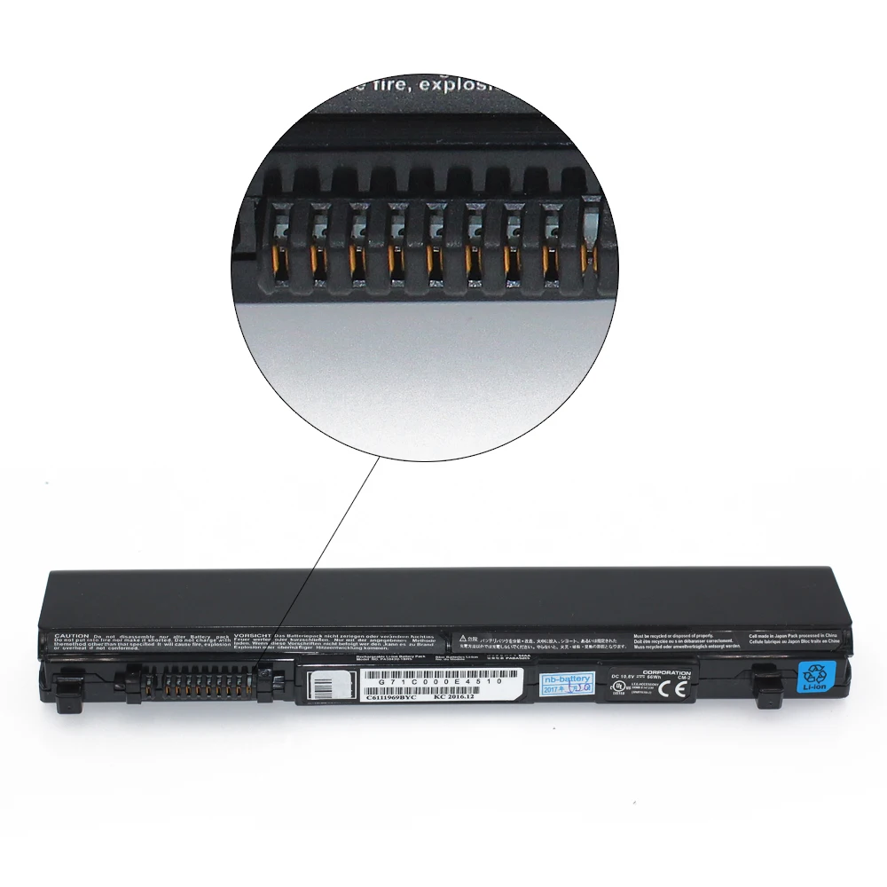 External 10.8v 4400mah Pa3831u1brs Laptop Battery Charger For Toshiba