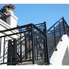 Modern Design Model Railing Removable Tempered Glass Stair Stainless Steel Handrail