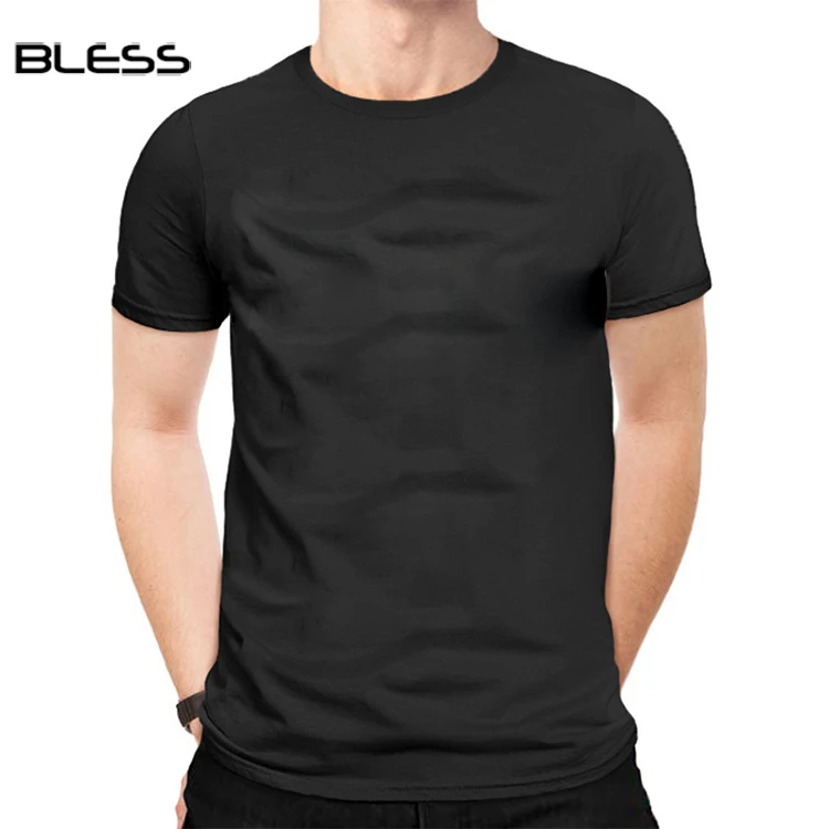 

Soft 100% Cotton Plain Men's Longline Short Sleeve T-Shirt