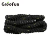 Cheap Nylon GYM Battle Rope Sleeve Gym Equipment Rope For Sale Available in 1.5/2in Diameter, 30/40/50ft Multiple Sizes