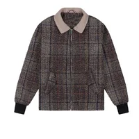 

European New-style Wool Soft Padded Jacket Men In Regular Fit