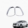 ABS Chrome Accessories 2Pcs Side Rearview Mirror Cover Visor Side Mirror Visor For KI-A SPORTAGE KX5 2016 2017