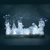 Transparent tree/Jesus LED Christmas decoration cheap nativity set
