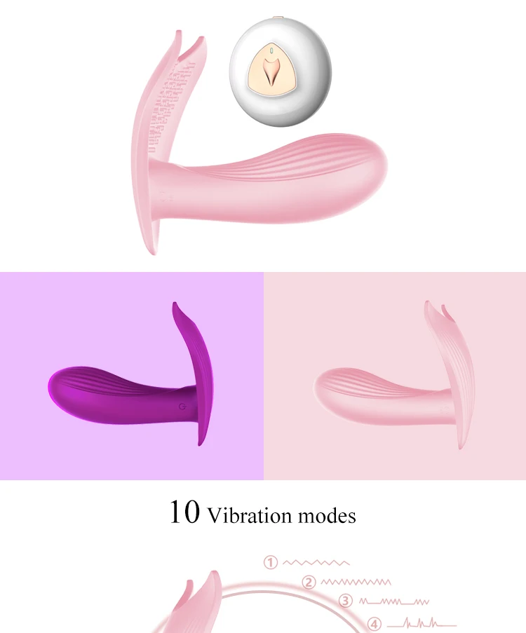 Silicone Vagina Panties Vibrator Wearable Adult Sex Toys Artificial 