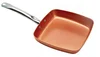2016 Ceramic Copper 9.5 inches Ceramic Titanium ceramic square frying pan the color as seen on tv