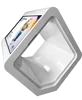 Indoor Interactive All In One LCD Advertising Display