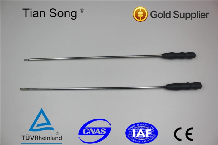 
Reusable 5x330mm knotter, knotting pusher, laparoscopic knot pusher 