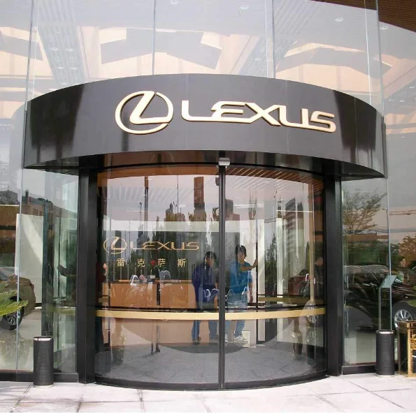 Caesar бренд CSD карман автоматический ползунок изогнутые стеклянные двери