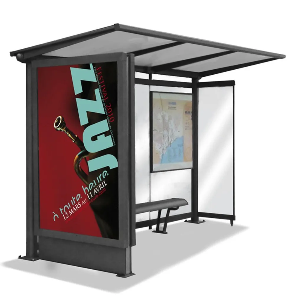 product-Wholesale Advertising Display Light Box Bus Stop Shelter-YEROO-img