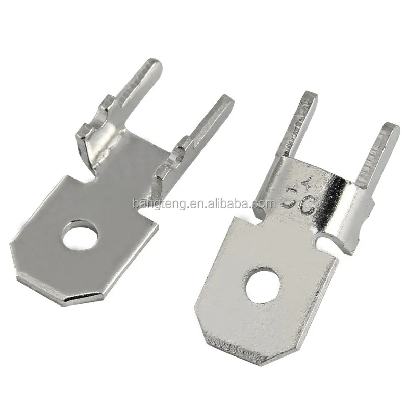 Custom Pcb Soldering Terminal Connector Cold Pressed 0.8mm Brass Pcb