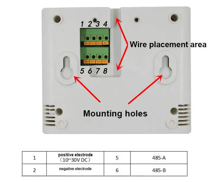 Long range wireless Sensor temperature humidity transmitter with lcd display