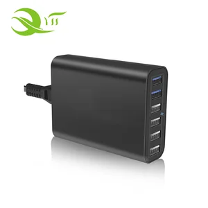 Fast QC3.0 60W 6 Port USB Charger