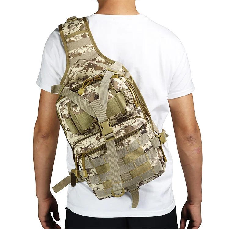 Waterproof Oxford Tactical Camouflage Crossbody Sling Bag